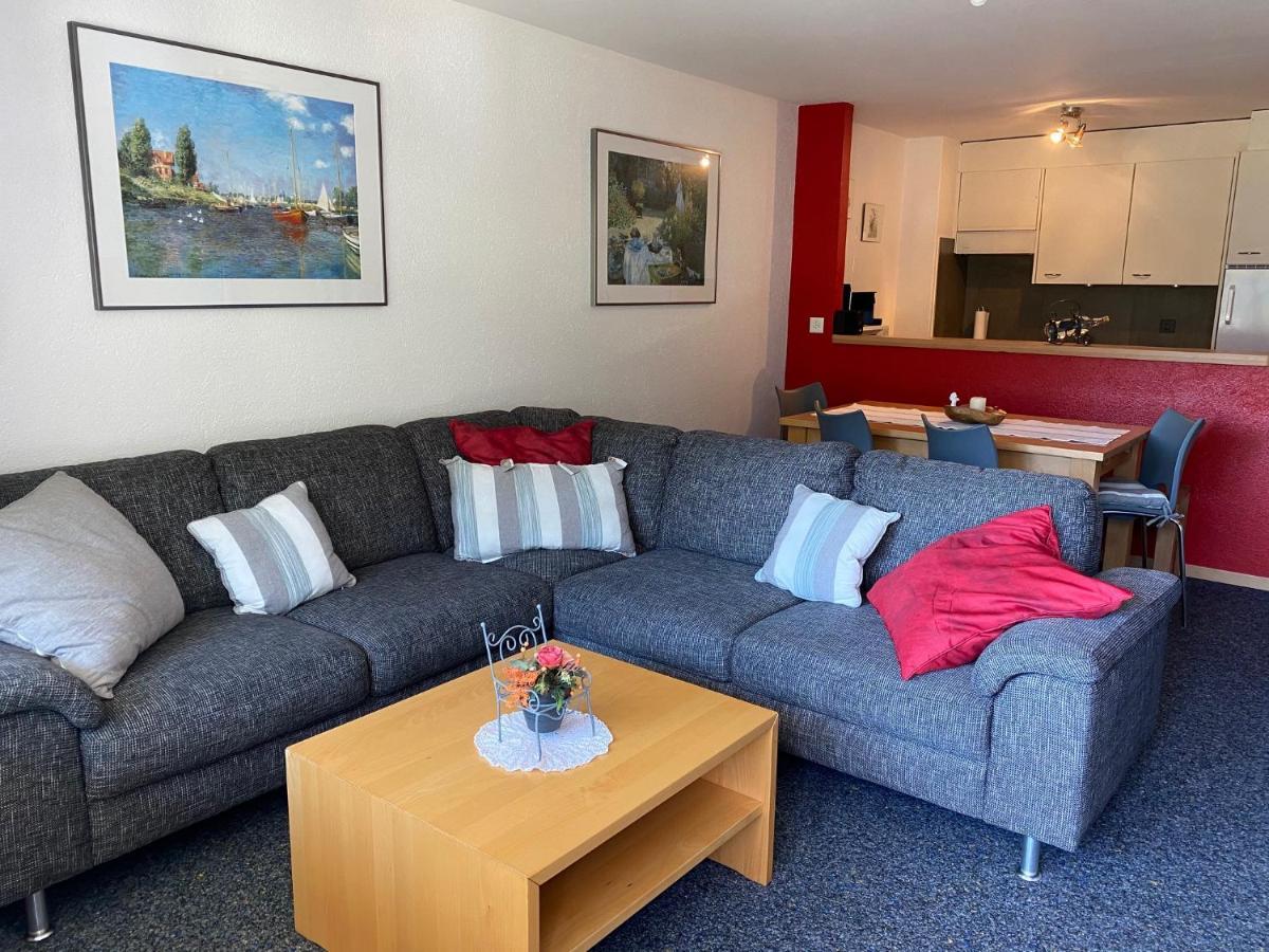 2,5 Pces Accueillant Comme A La Maison Leukerbad Exteriér fotografie