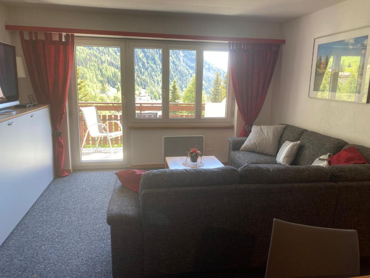 2,5 Pces Accueillant Comme A La Maison Leukerbad Exteriér fotografie