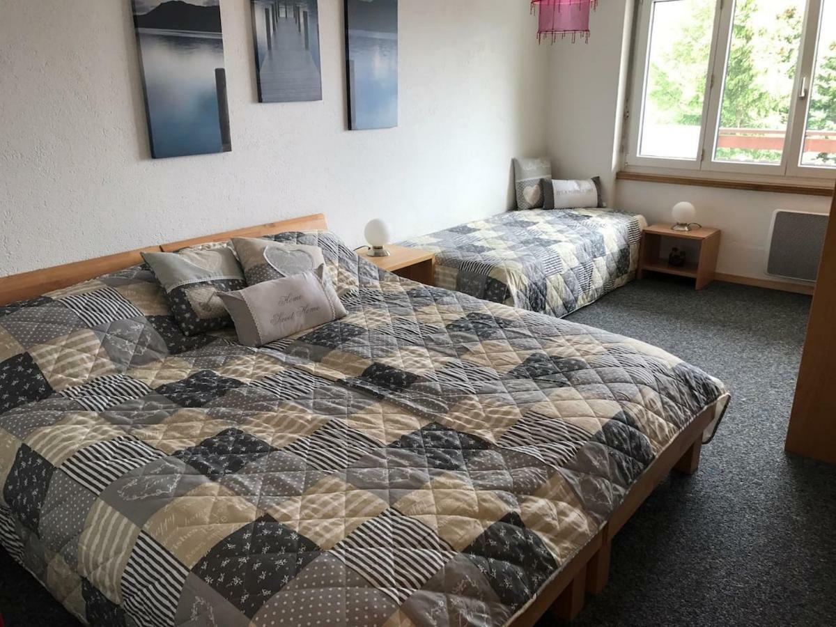 2,5 Pces Accueillant Comme A La Maison Leukerbad Exteriér fotografie