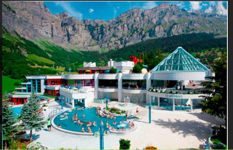 2,5 Pces Accueillant Comme A La Maison Leukerbad Exteriér fotografie
